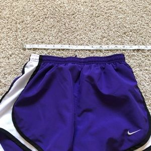 Nike Dri Fit Shorts Purple White